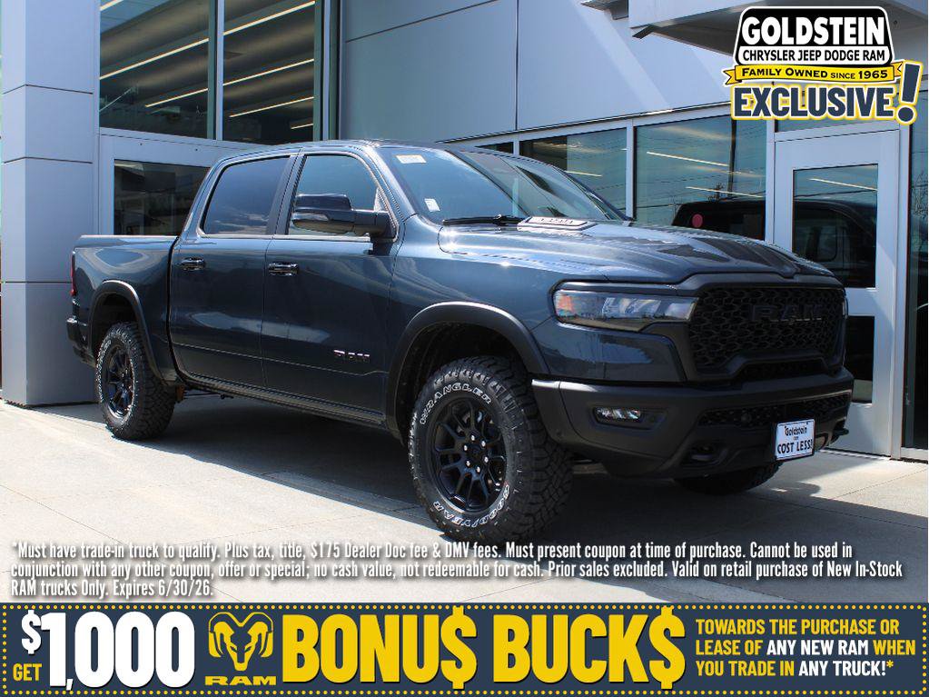 New 2026 RAM 1500 Rebel w/ Rebel Level 2 Equipment Group AWD/4WD image 1