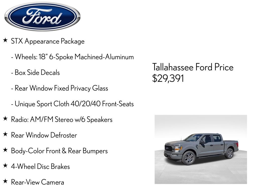 Used 2021 Ford F150 XL w/ STX Appearance Package RWD image 9