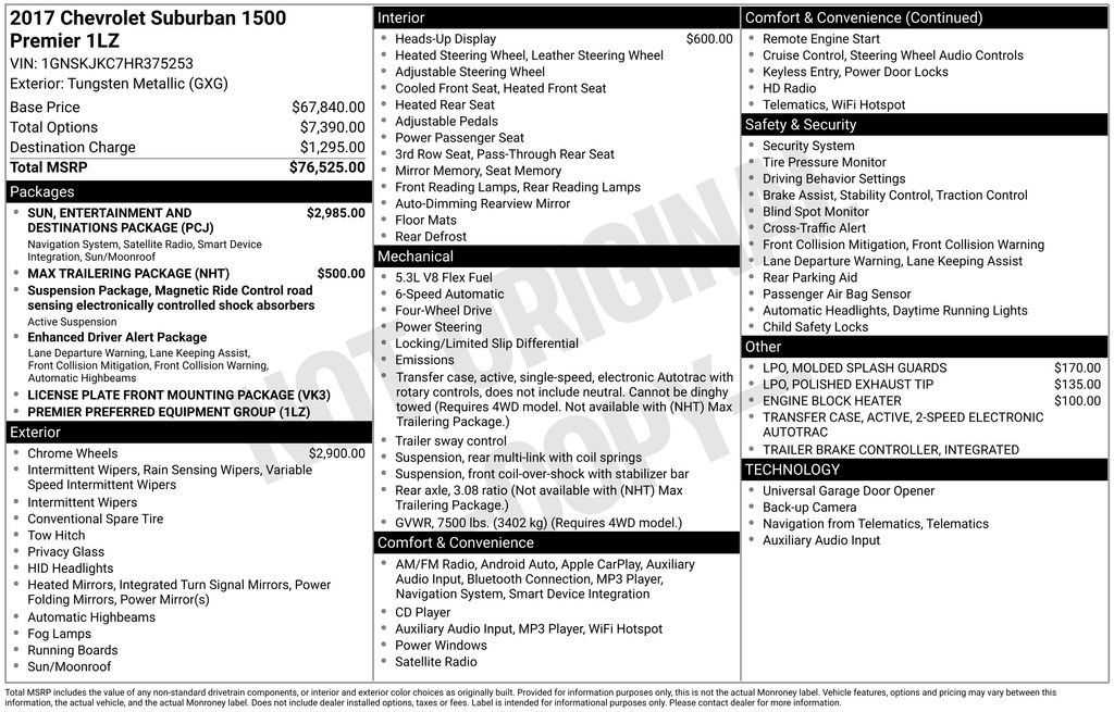 Used 2017 Chevrolet Suburban Premier image 13