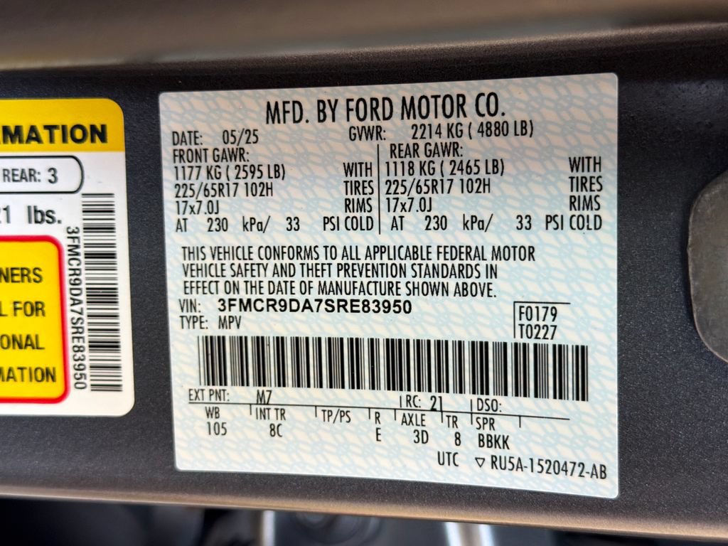 Used 2025 Ford Bronco Sport Badlands AWD/4WD image 38