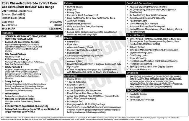 New 2025 Chevrolet Silverado EV RST AWD/4WD image 29