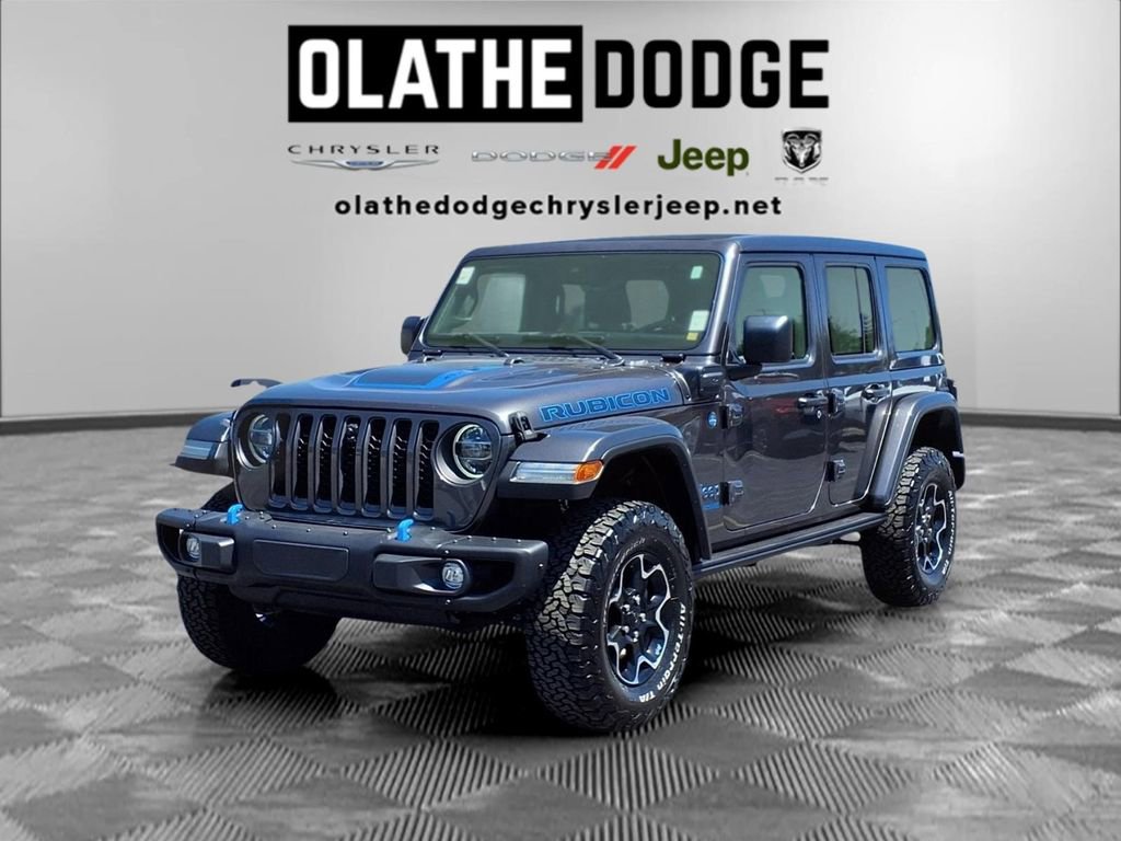 Certified 2021 Jeep Wrangler Unlimited Rubicon 4xe w/ Steel Bumper Group