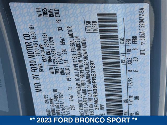 Certified 2023 Ford Bronco Sport Big Bend AWD/4WD image 24