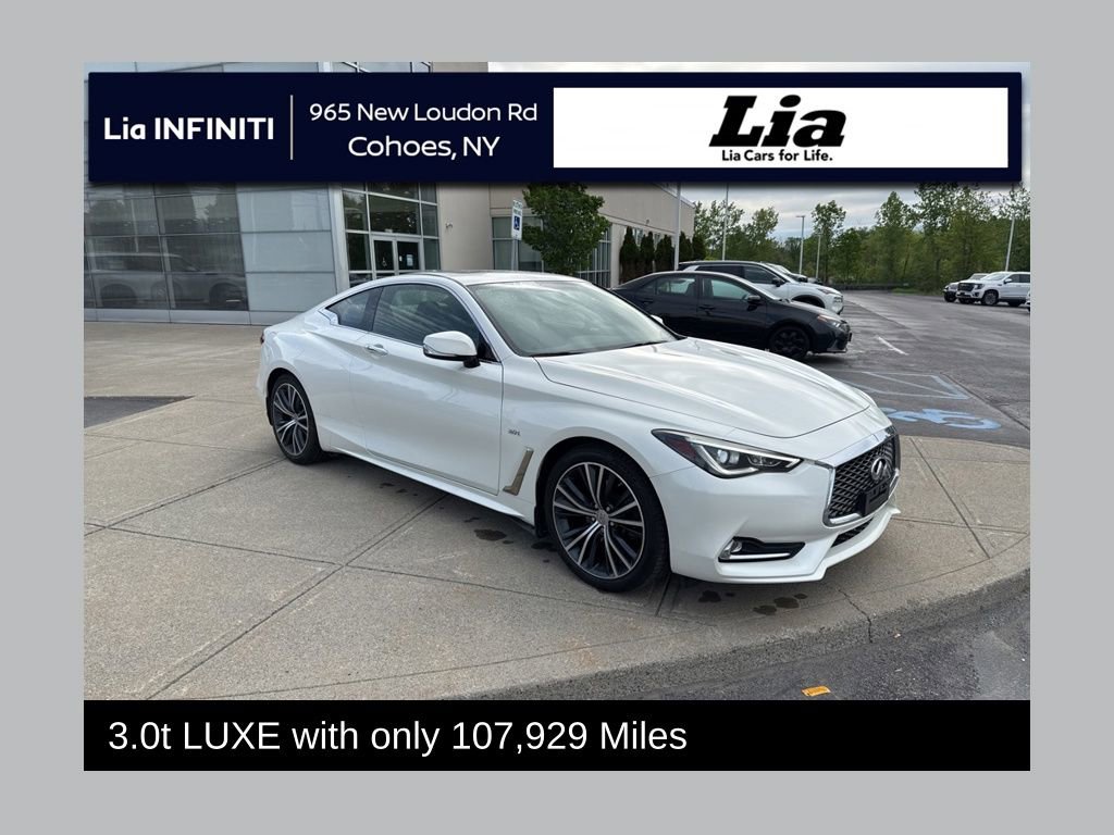 Used 2018 INFINITI Q60 3.0t Luxe w/ Sensory Package 3.0T Luxe