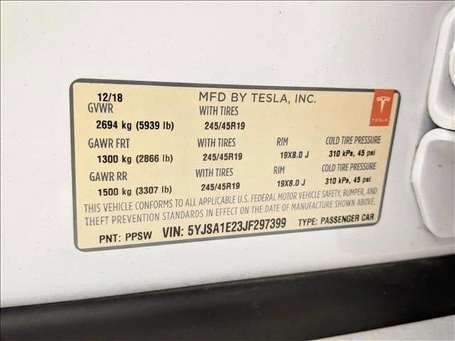Used 2018 Tesla Model S 75D AWD/4WD image 27