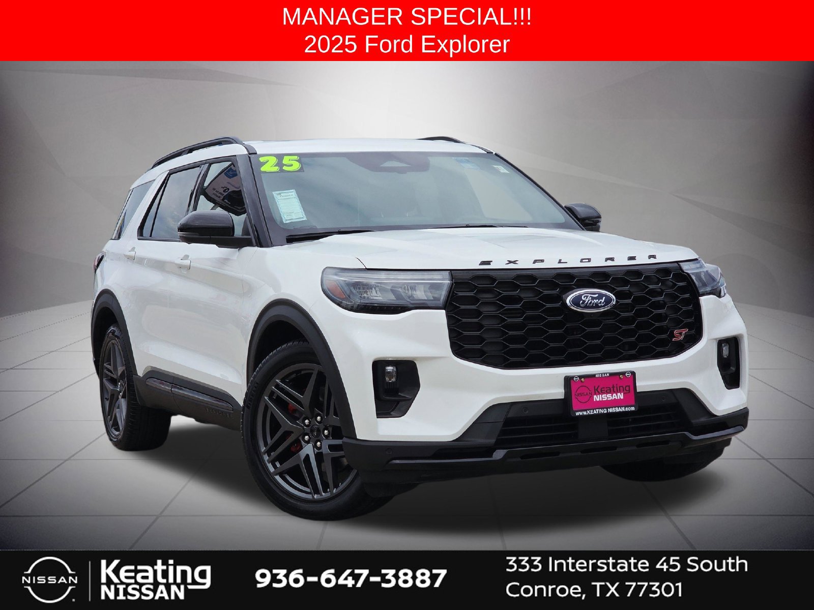 Used 2025 Ford Explorer ST w/ Sun And Sound Package