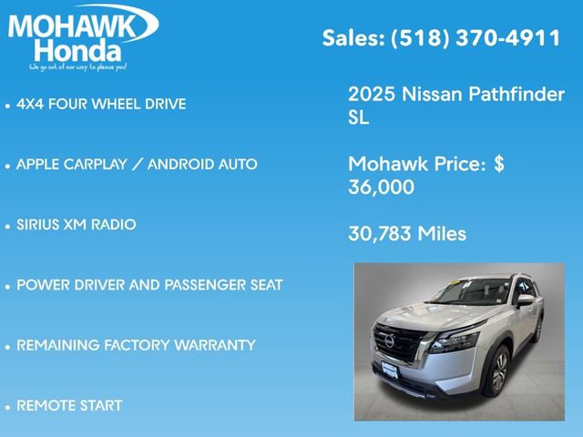 Used 2025 Nissan Pathfinder SL AWD/4WD image 14