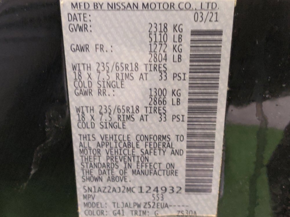Used 2021 Nissan Murano S FWD image 33