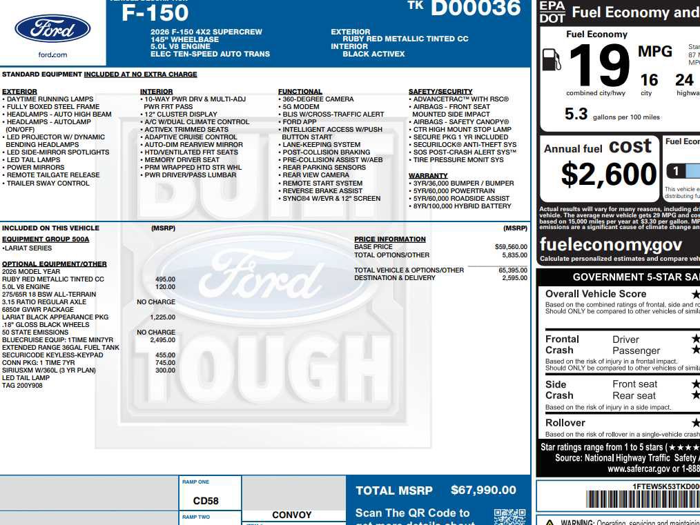 Used 2026 Ford F150 Lariat RWD image 2