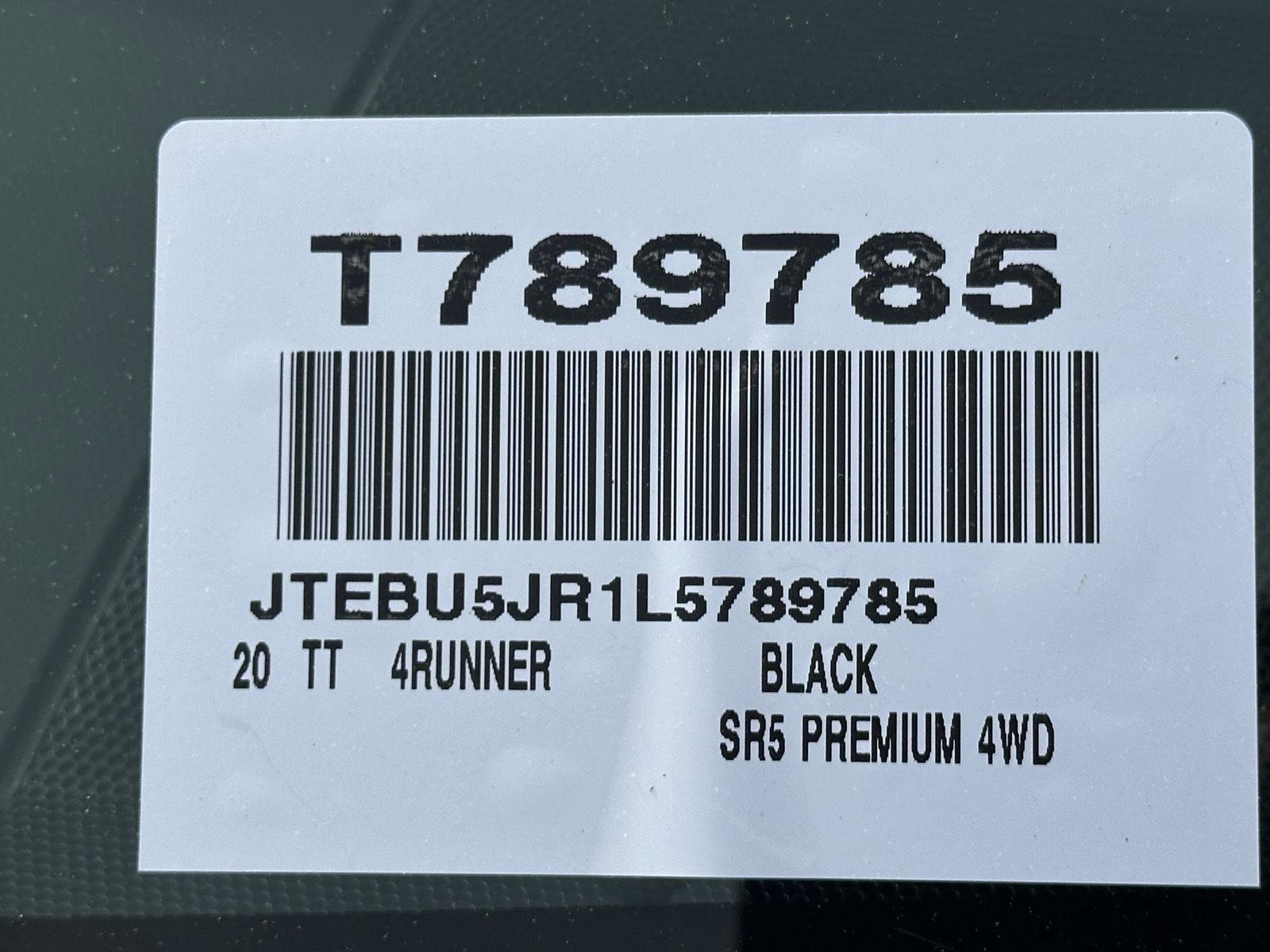 Certified 2020 Toyota 4Runner SR5 Premium w/ Moonroof Package AWD/4WD image 15