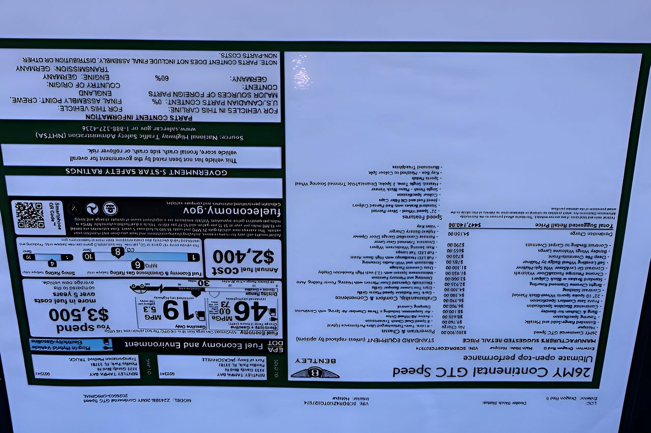 New 2026 Bentley Continental GT Speed AWD/4WD image 24