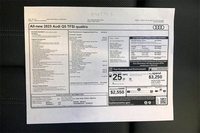 New 2025 Audi Q5 2.0T Premium Plus image 14