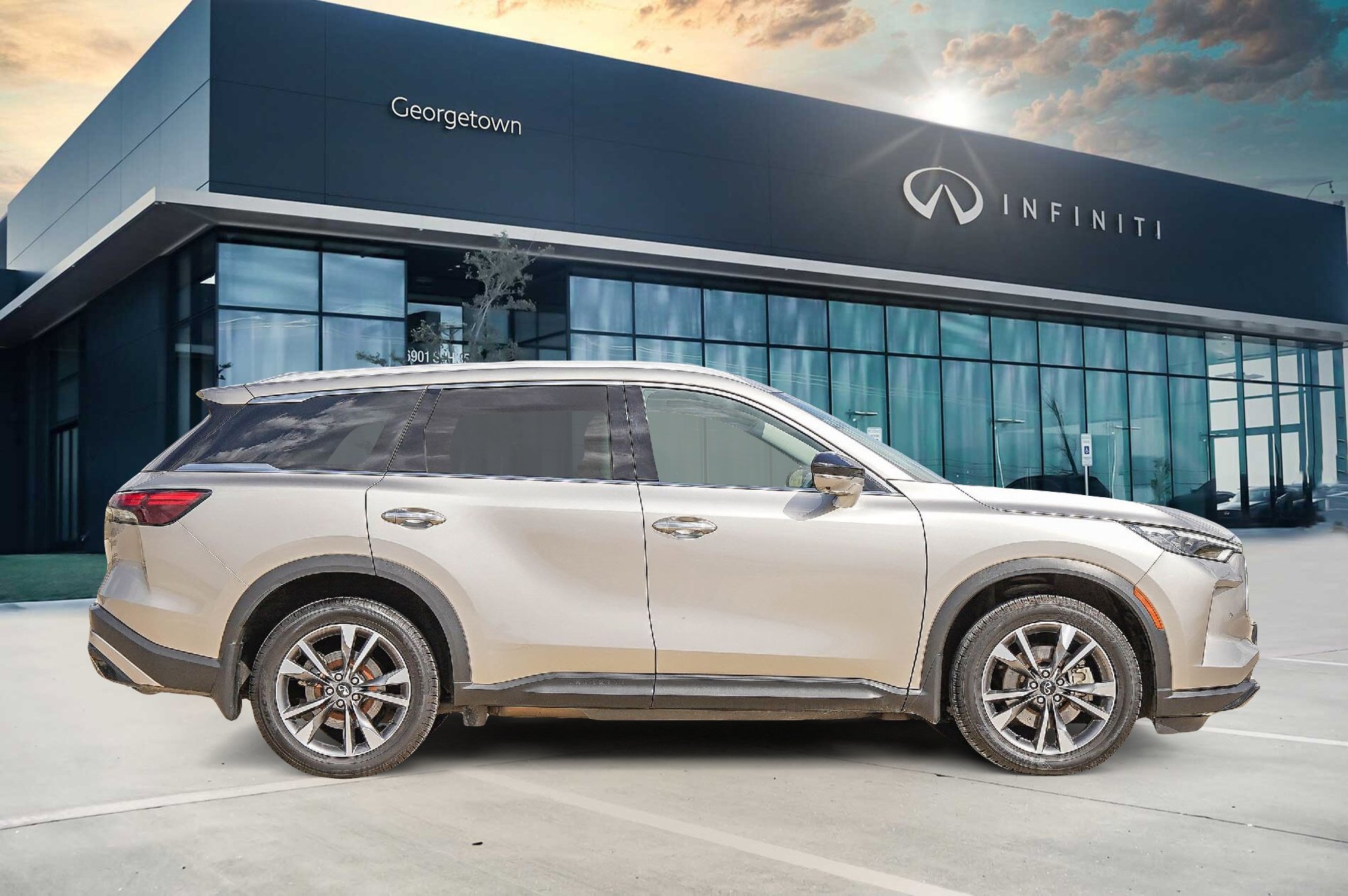 Certified 2023 INFINITI QX60 Luxe w/ Vision Package image 4