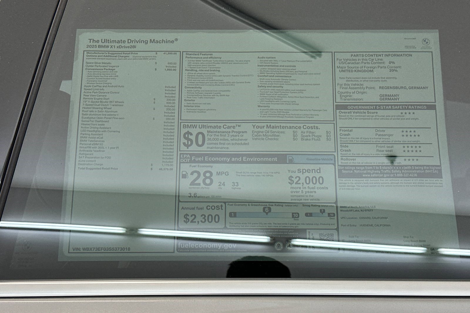 Used 2025 BMW X1 xDrive28i w/ Convenience Package image 30