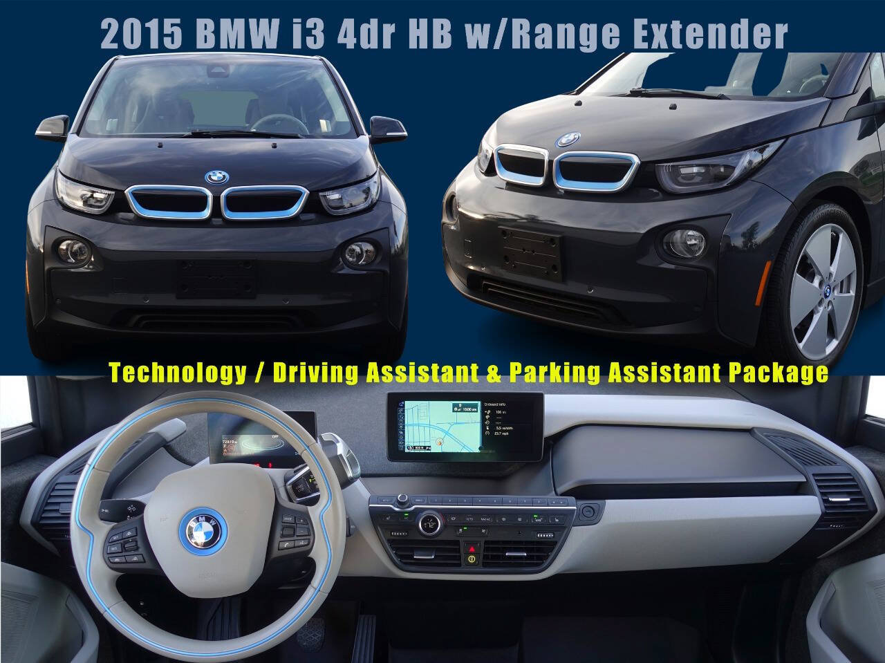 Used 2015 BMW i3 w/ Range Extender RWD image 3