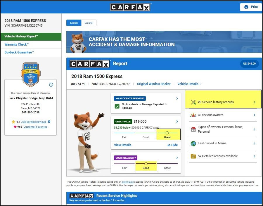 Used 2018 RAM 1500 Express AWD/4WD image 12