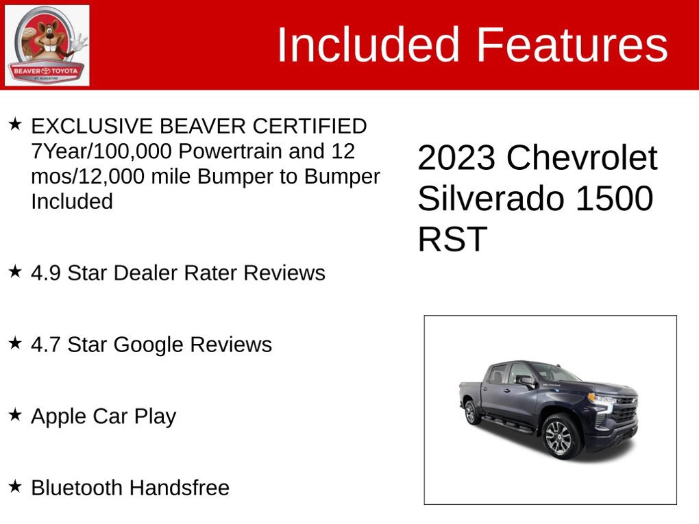 Used 2023 Chevrolet Silverado 1500 RST AWD/4WD image 4