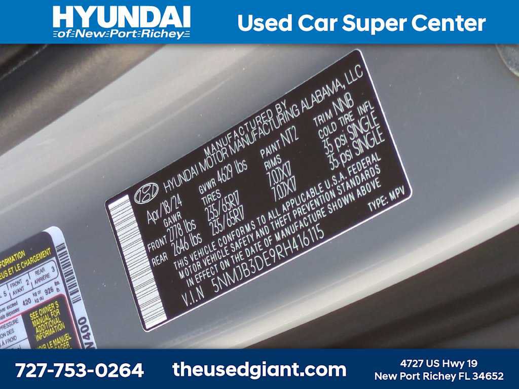 Certified 2024 Hyundai Tucson SEL FWD image 34