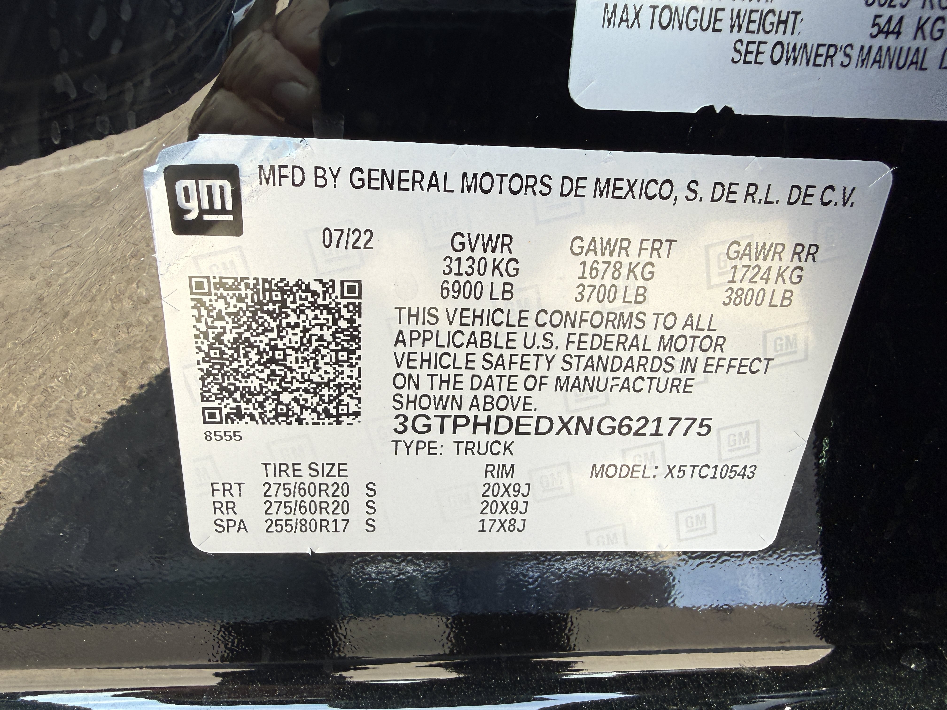 Used 2022 GMC Sierra 1500 SLT RWD image 5