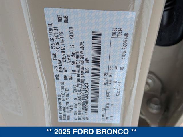 New 2025 Ford Bronco Badlands AWD/4WD image 22
