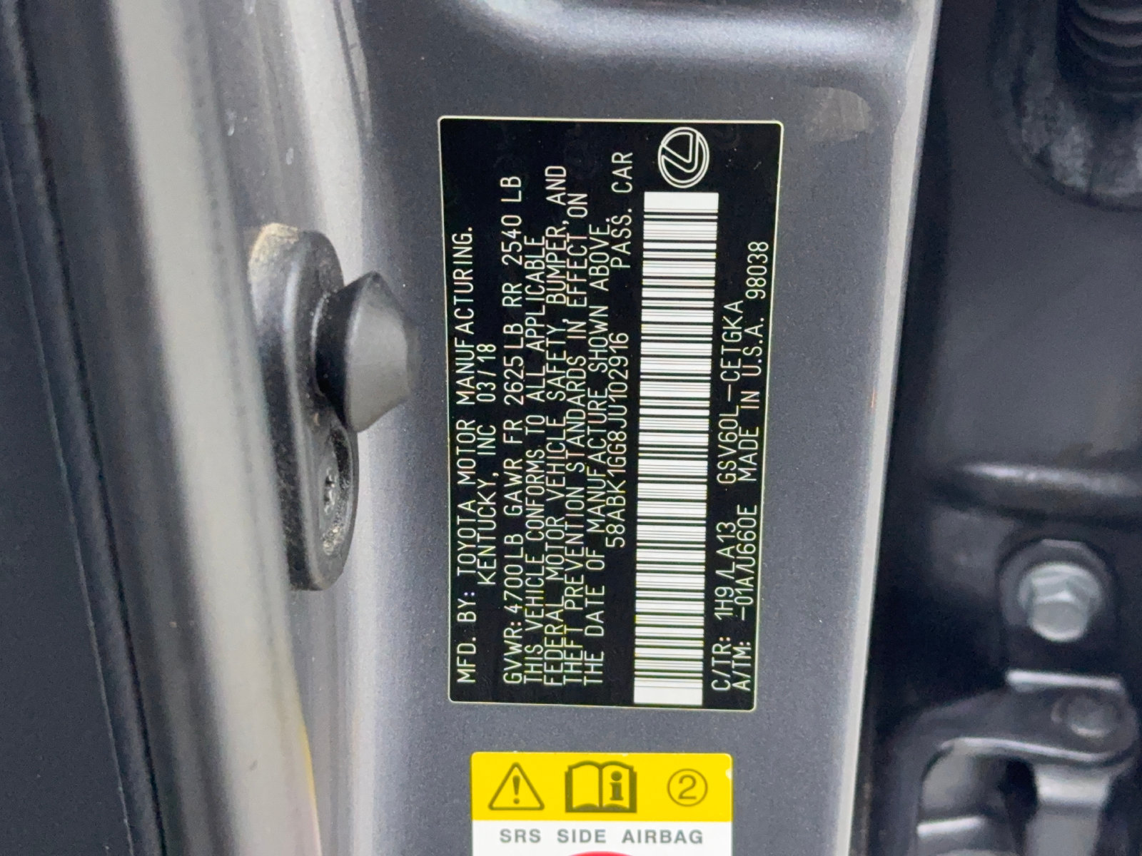 Used 2018 Lexus ES 350 w/ Navigation System Package FWD image 55