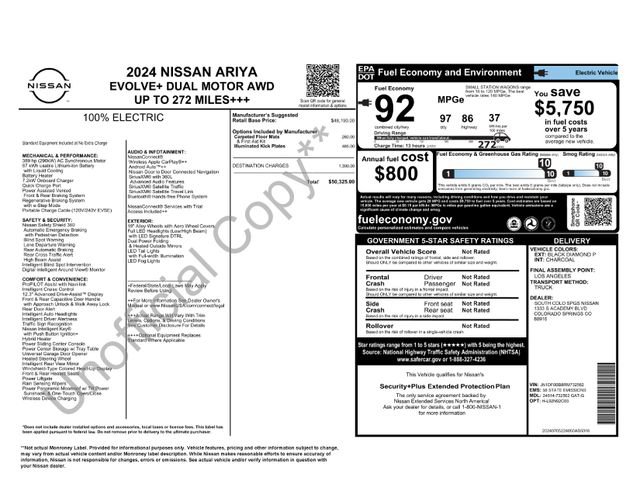 Certified 2024 Nissan Ariya AWD image 2