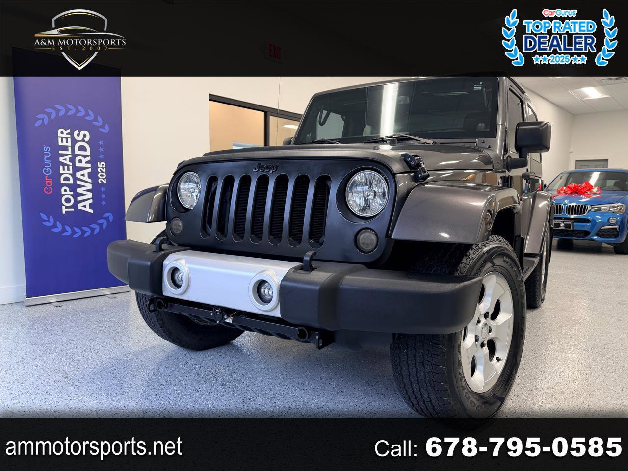 Used 2014 Jeep Wrangler Sahara w/ Connectivity Group AWD/4WD image 1