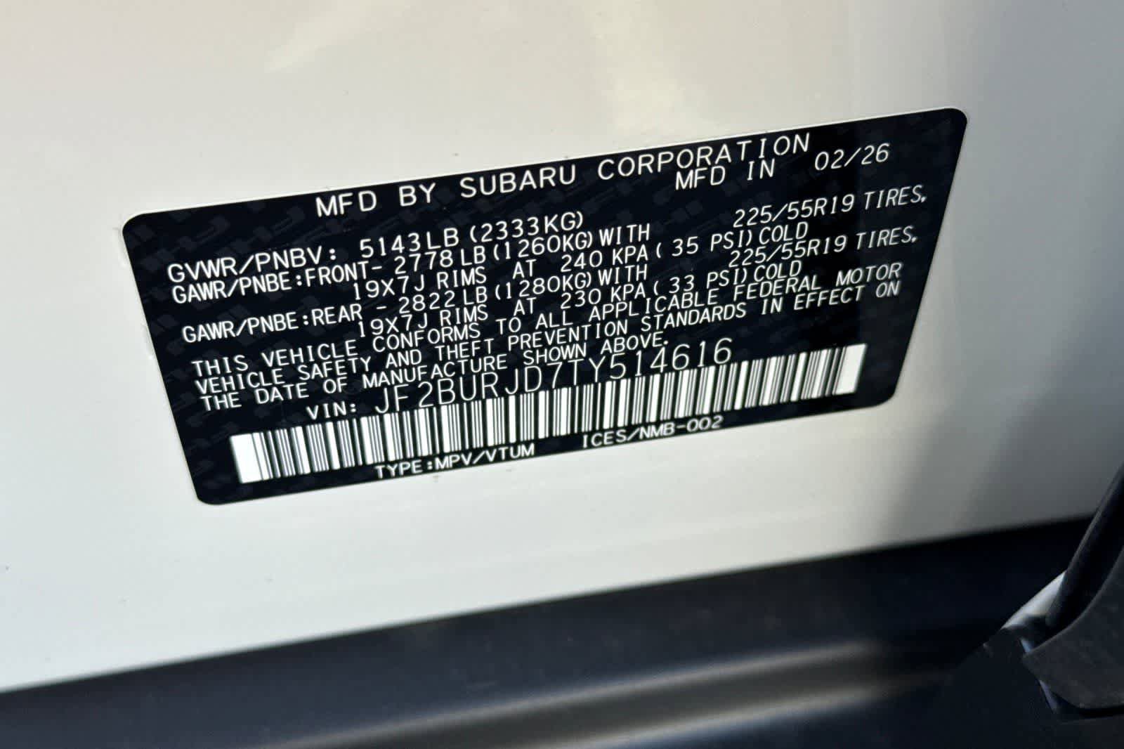 New 2026 Subaru Outback Touring XT AWD/4WD image 33