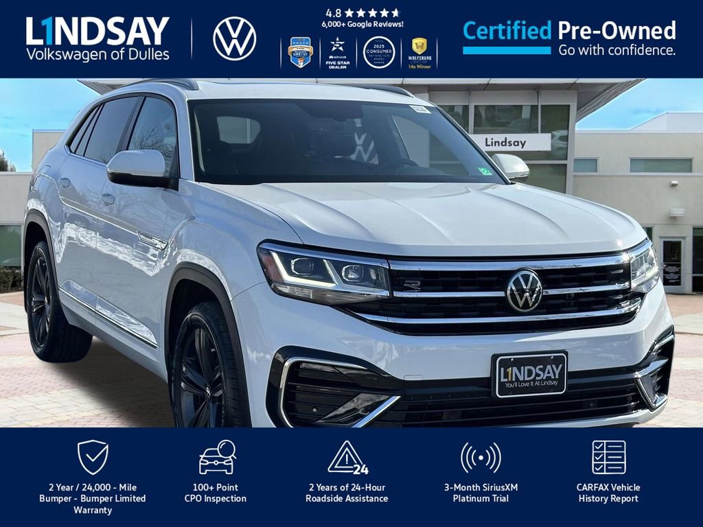Certified 2021 Volkswagen Atlas Cross Sport SE w/ Panoramic Sunroof Package