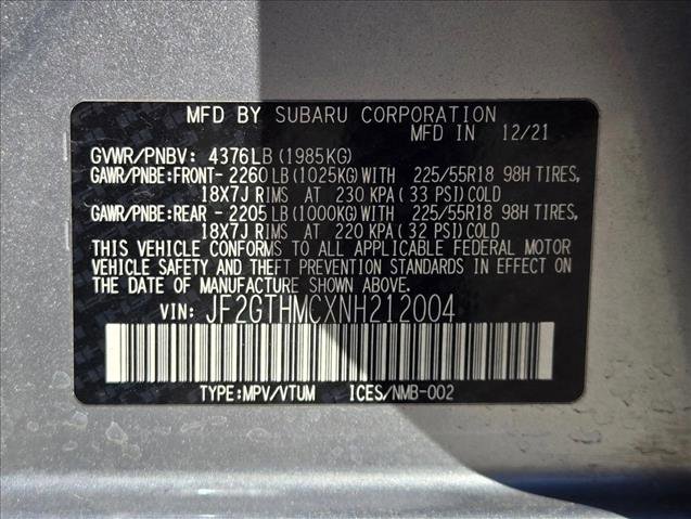 Used 2022 Subaru Crosstrek 2.5i Limited image 22