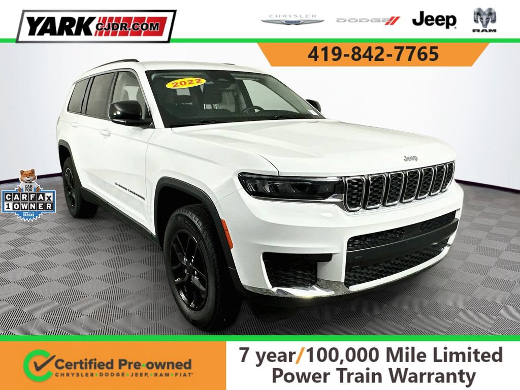 Certified 2022 Jeep Grand Cherokee L Laredo w/ Luxury Tech Group I