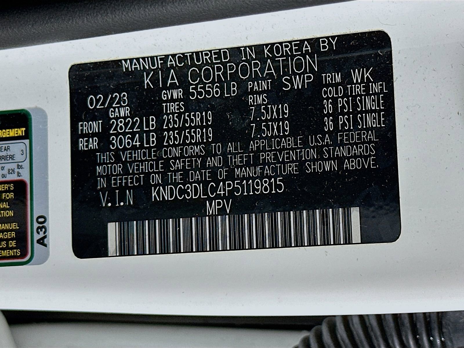 Used 2023 Kia EV6 Wind image 33