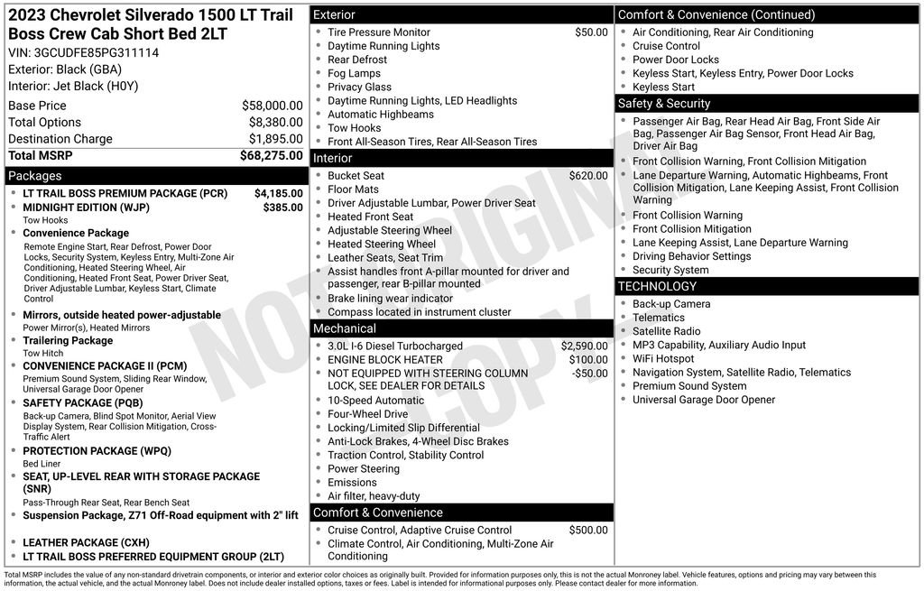 Used 2023 Chevrolet Silverado 1500 LT Trail Boss w/ LT Trail Boss Premium Package image 4