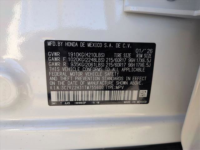 New 2026 Honda HR-V LX image 17