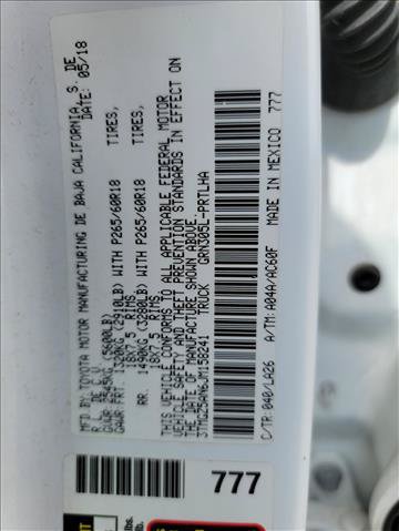 Used 2018 Toyota Tacoma Limited AWD/4WD image 22