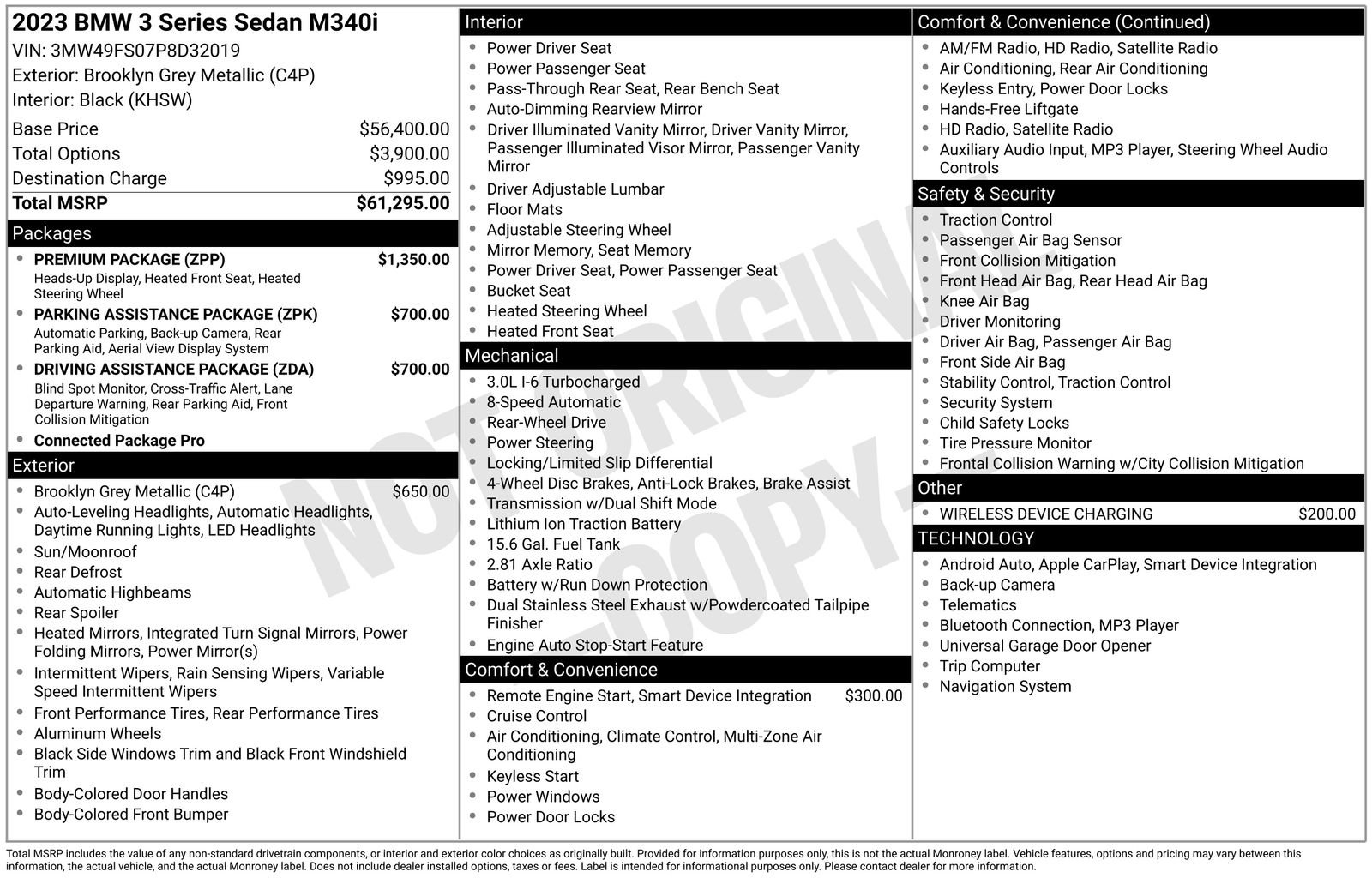 Used 2023 BMW M340i RWD image 32