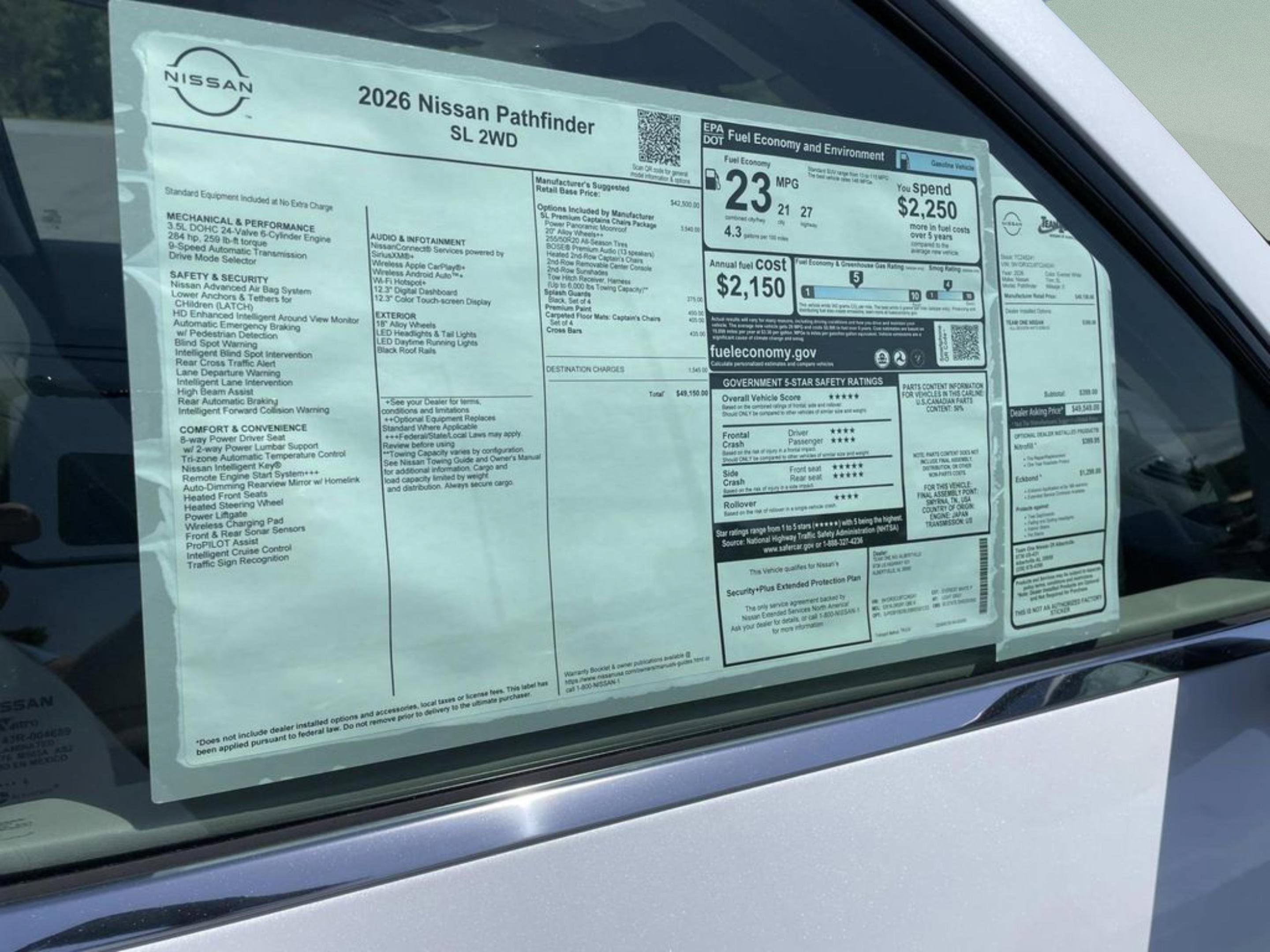 New 2026 Nissan Pathfinder SL FWD image 31