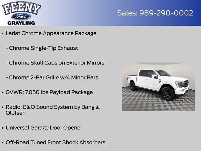 Used 2021 Ford F150 Lariat w/ Equipment Group 502A High AWD/4WD image 24