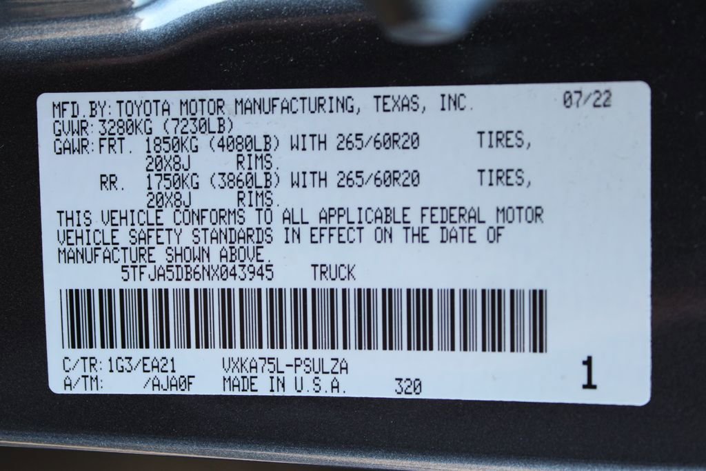 Used 2022 Toyota Tundra Limited image 56