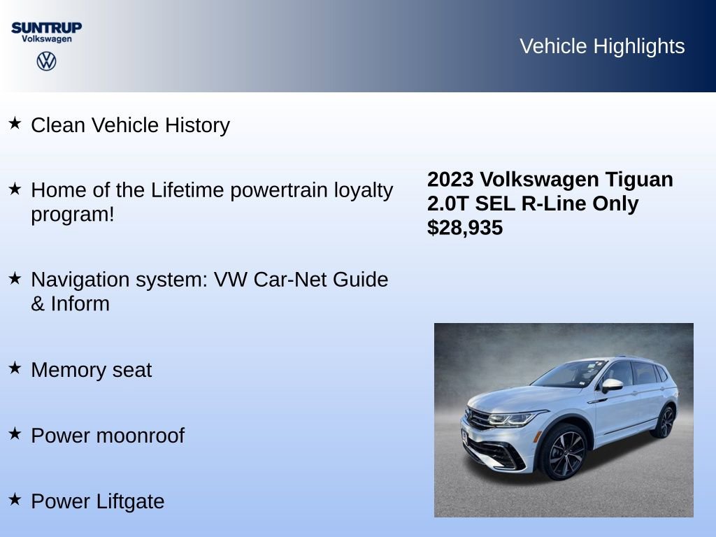 Used 2023 Volkswagen Tiguan SEL R-Line image 7