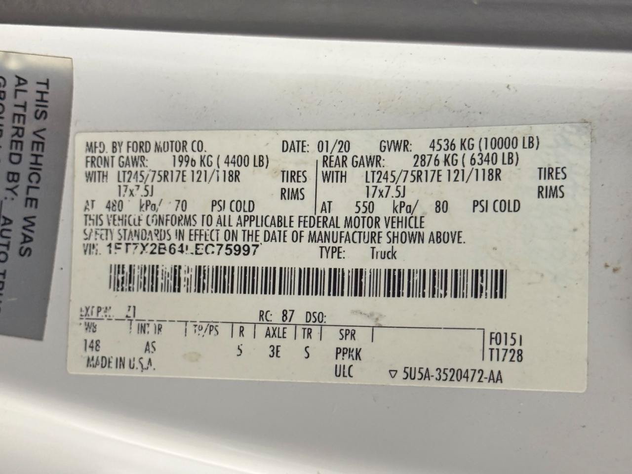 Used 2020 Ford F250 XL w/ Power Equipment Group AWD/4WD image 58