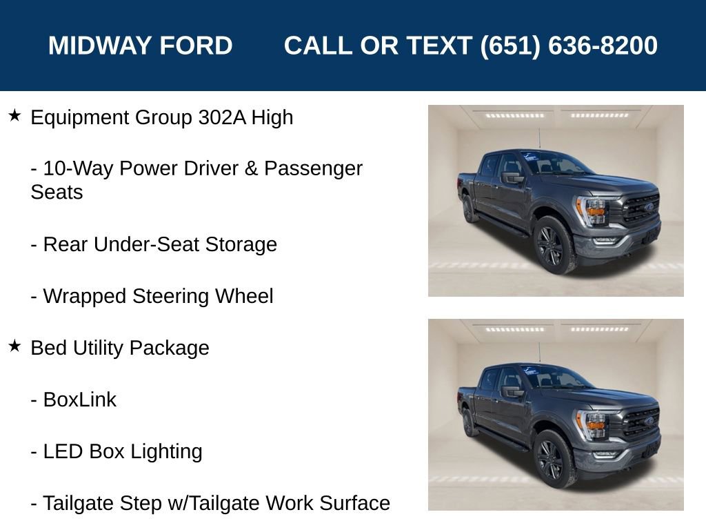 Used 2023 Ford F150 XLT w/ Equipment Group 302A High image 13