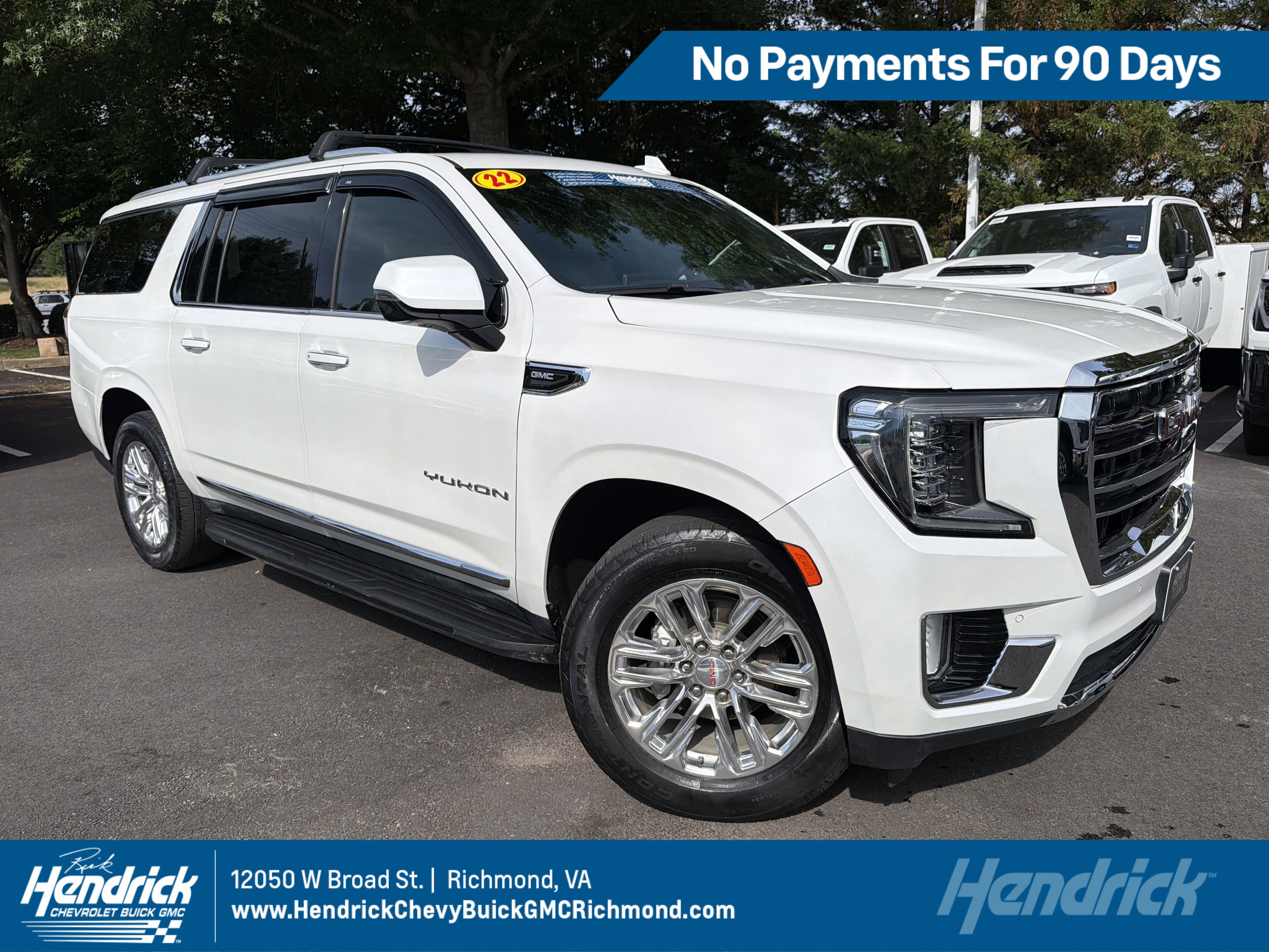 Used 2022 GMC Yukon XL SLT w/ SLT Premium Package AWD/4WD image 1