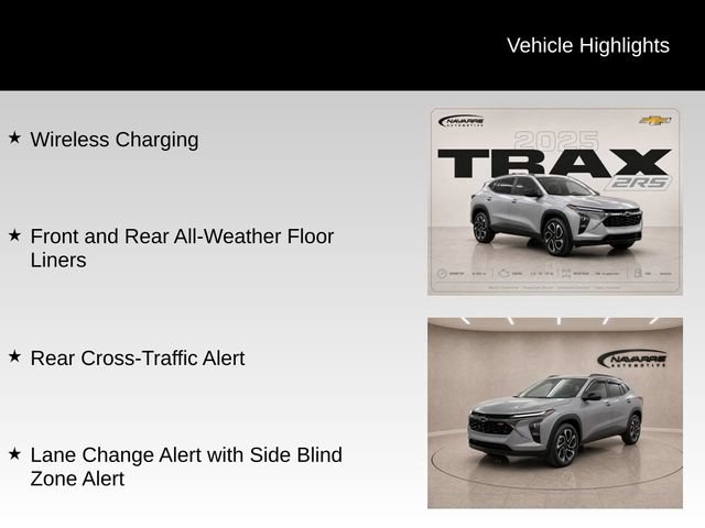 Used 2025 Chevrolet Trax RS w/ Sunroof Package FWD image 15