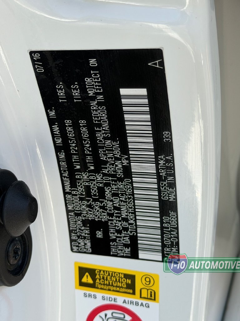 Used 2016 Toyota Highlander XLE AWD/4WD image 30