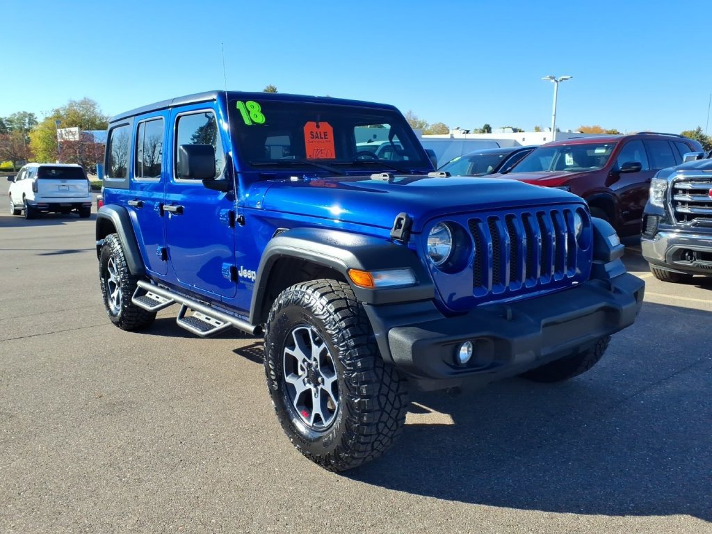 Used 2018 Jeep Wrangler Unlimited Sport S AWD/4WD image 3