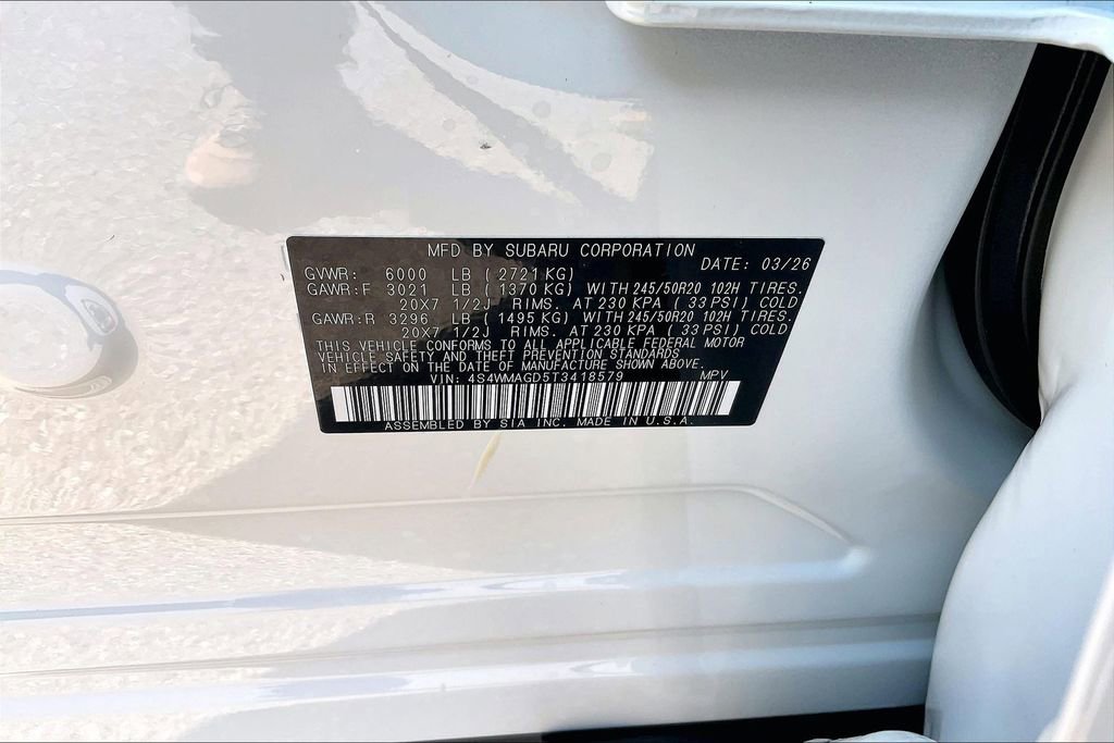 New 2026 Subaru Ascent Limited image 16