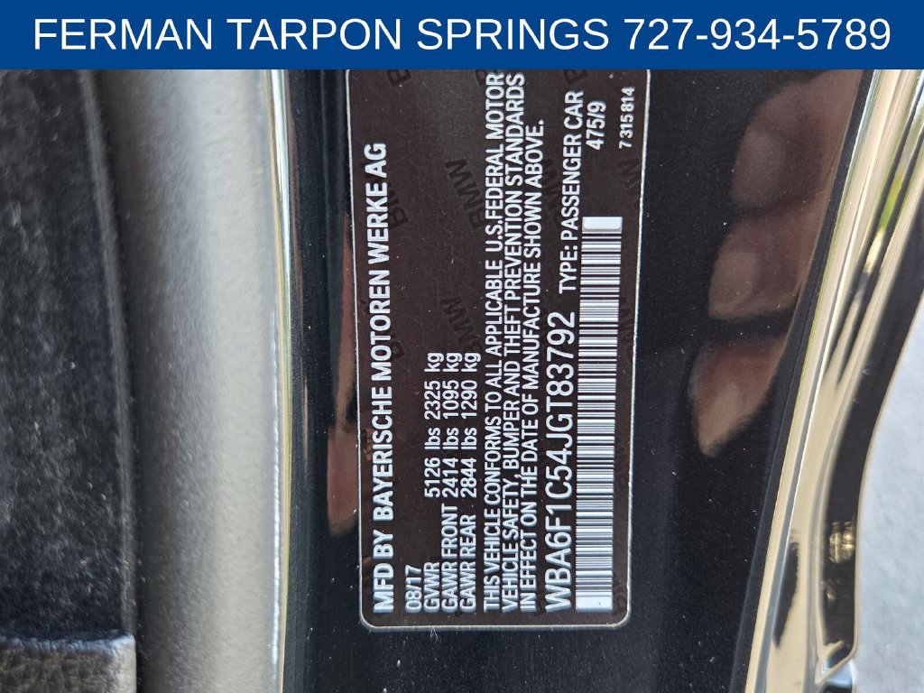 Used 2018 BMW 640i Convertible RWD image 18