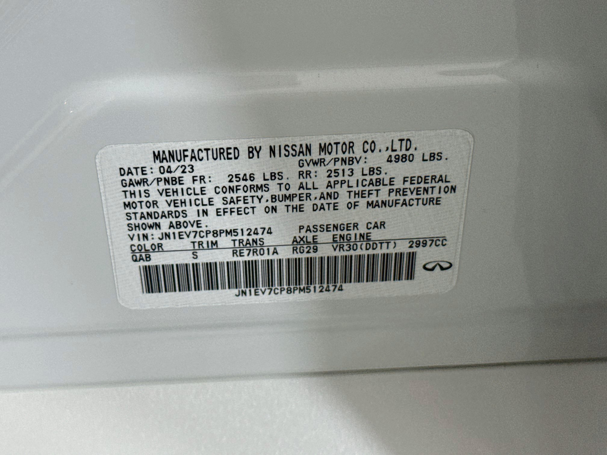 Used 2023 INFINITI Q50 Sensory RWD image 32