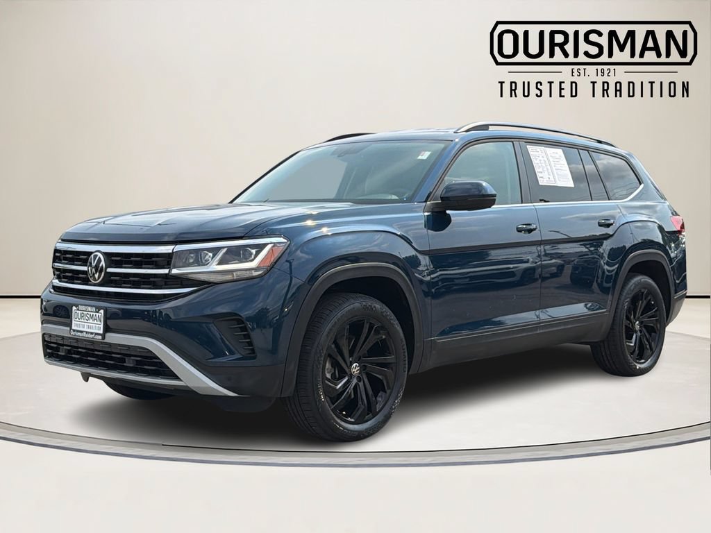 Used 2022 Volkswagen Atlas SE w/ Black Wheel Package AWD/4WD image 2